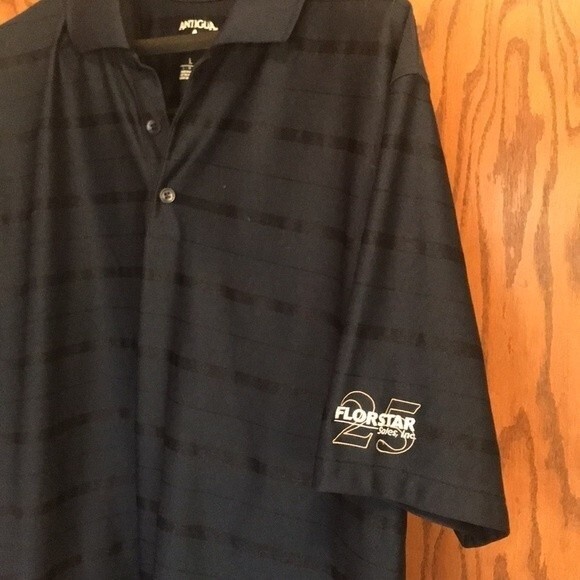 Polo Golf Shirt Mens Antigua size large Short Sleeve - Picture 3 of 3